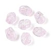 Handmade Foil Glass Beads Strands FOIL-N033-02G-1