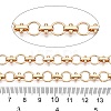 Alloy Round Ring Link Chains LCHA-T002-01KCG-3