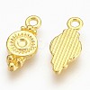 Tibetan Style Alloy Charms X-EA270Y-G-2