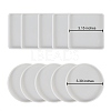 10Pcs 2 Style Coaster Silicone Molds DIY-SZ0002-73-2