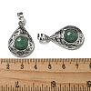 Natural Green Aventurine Pendants G-Q158-05P-22-3