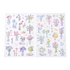 2Pcs 2 Styles PET Self-Adhesive Stickers STIC-P011-A04-1