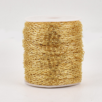 Brass Paperclip Chains CHC-S008-001D-G-1