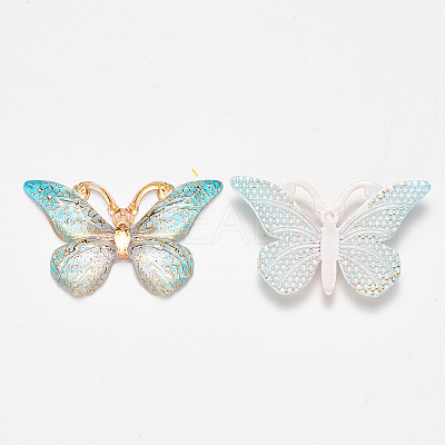 Transparent Acrylic Pendants X-TACR-R140-08G-1