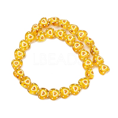 Handmade Lampwork Beads Strands LAMP-R004-06A-06-1