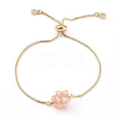 Adjustable Brass Slider Bracelets BJEW-JB06014-1