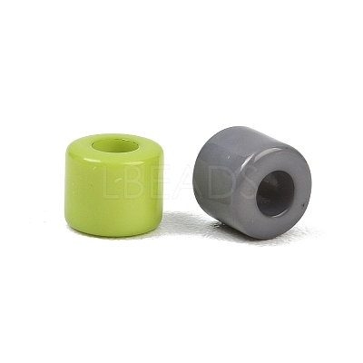 Opaque Baking Paint Acrylic Beads OACR-B051-05-1