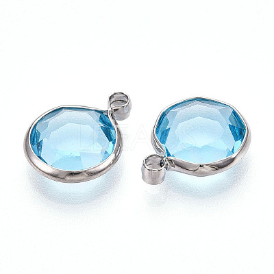 K9 Glass Charms X1-GLAA-T023-37B-04-1