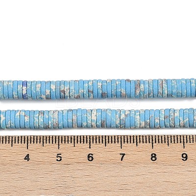 Dyed Synthetic Imperial Jasper Beads Strands G-A272-C06-02-1