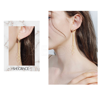 Brass Hoop Earrings JE811A-1