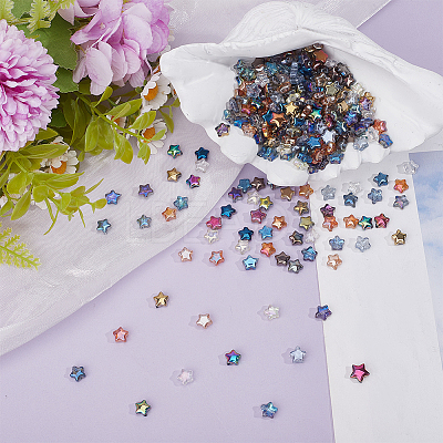 300Pcs Electroplated Glass Beads GLAA-ME0001-24-1