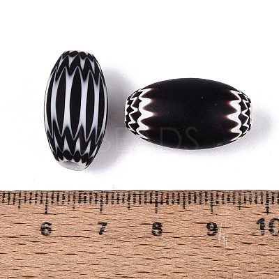 Handmade Millefiori Glass Barrel Beads LS-LA-N002-09B-1