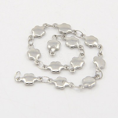 Tarnish Resistant 304 Stainless Steel Link Chains CHS-K001-41-1