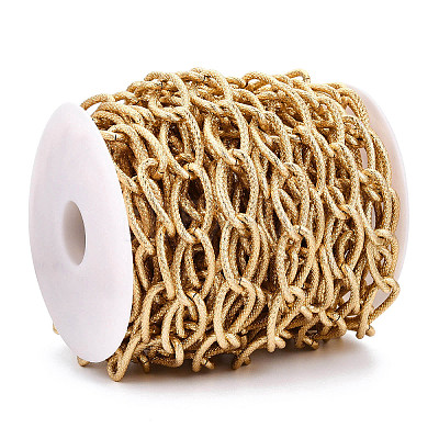 Aluminium Textured Curb Chains CHA-T001-51G-1