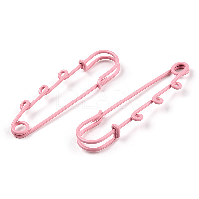 Spray Painted Iron Brooch Findings IFIN-K043-01A-12-1