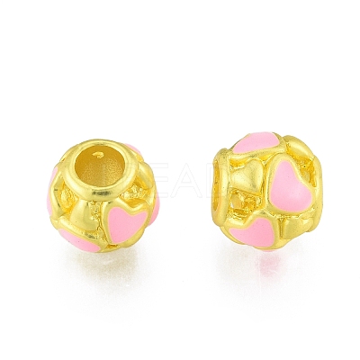 Alloy Enamel European Beads FIND-G035-35MG-1