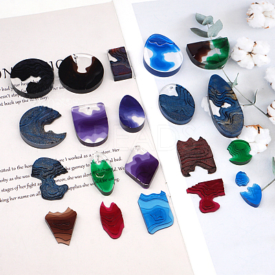 Ocean Theme DIY Silicone Molds Kits DIY-OC0002-93-1