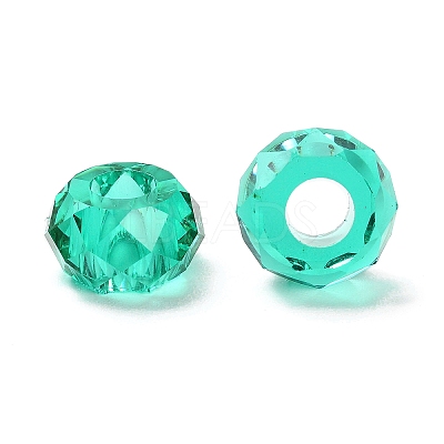 Transparent Resin European Beads X1-RESI-B020-05A-1
