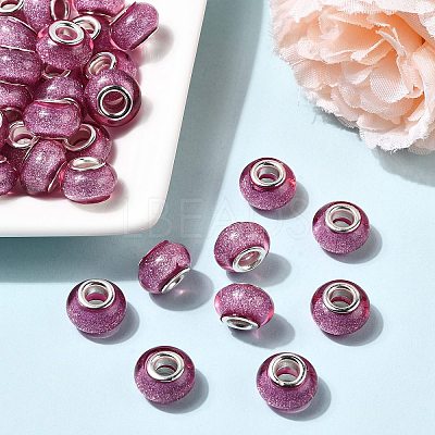Large Hole Resin European Beads X-OPDL-R118-10B-1