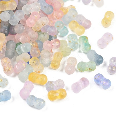 Gradient Color Transparent Acrylic Beads OACR-M023-02J-1
