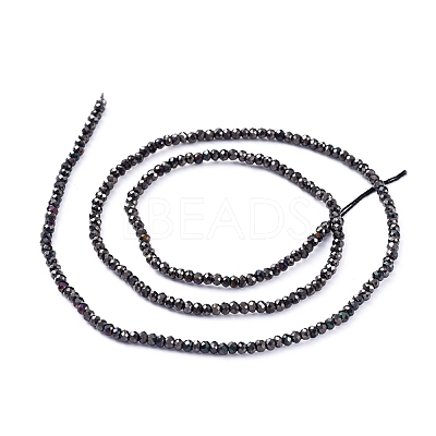 Electroplate Glass Beads Strands EGLA-F149-FP-07-1