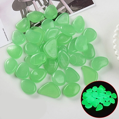 Resin Luminous Glow in the Dark Pebbles Stone PW-WG30806-04-1