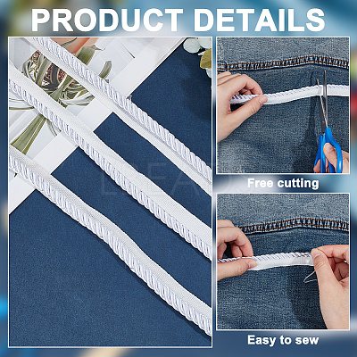 20M Polyester Twisted Lip Cord Trim OCOR-OC0001-57-1