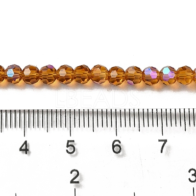 Electroplate Transparent Glass Beads Strands LS-EGLA-A035-T4mm-L04-1
