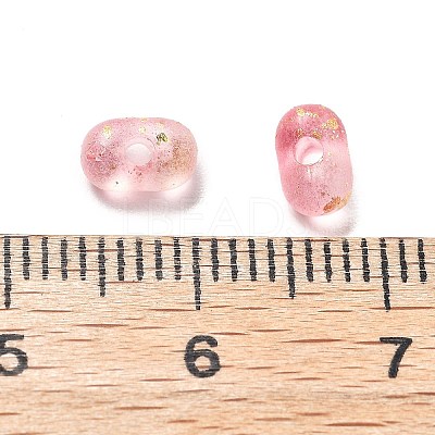 Gradient Color Transparent Frosted Acrylic Beads OACR-M023-06G-1