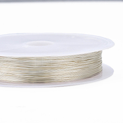 Round Copper Jewelry Wire CWIR-Q006-0.3mm-S-1