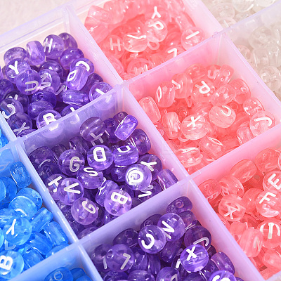 Transparent Acrylic Beads TACR-YW0001-22-1