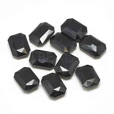 Pointed Back Glass Rhinestone Cabochons RGLA-T079-10x14mm-02-1