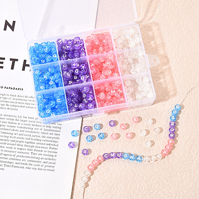Transparent Acrylic Beads TACR-YW0001-22-1