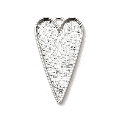 Tibetan Style Alloy Big Pendant Cabochon Settings X-TIBEP-LF11251Y-P-NR-1