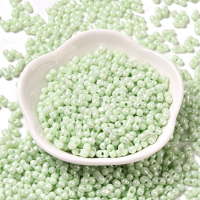 Opaque Colours Luster Glass Seed Beads SEED-B001-01A-10-1