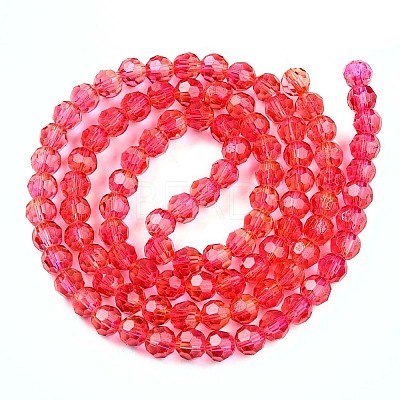 Baking Paint Transparent Glass Beads X1-DGLA-A035-T6mm-A02-1