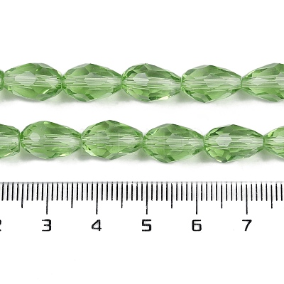 Transparent Glass Beads Strands EGLA-N013-T10mm-D13-1