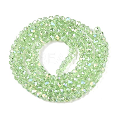Electroplate Glass Beads Strands EGLA-A044-T2mm-B09-1