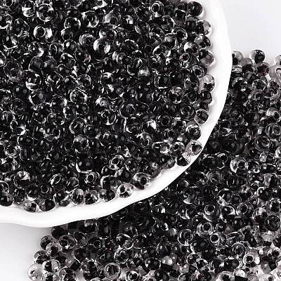 6/0 Inside Colours Transparent Glass Seed Beads X1-SEED-T007-07A-1
