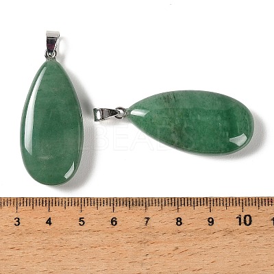 Natural Green Aventurine Pendants GG-CBACB71-02P-06-1
