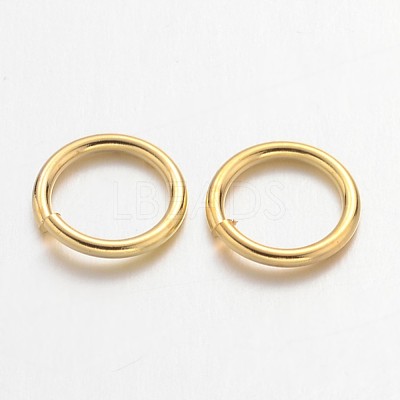 Brass Open Jump Rings JRC8MM-G-1
