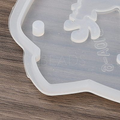 Christmas Theme DIY Silicone Pendant Molds SIMO-G007-01E-1