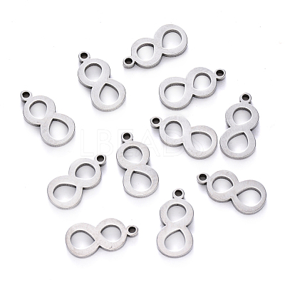 Tarnish Resistant 201 Stainless Steel Charms STAS-R108-08-1