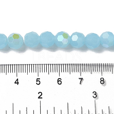 Imitation Jade Glass Beads Strands EGLA-A035-J8mm-L04-1