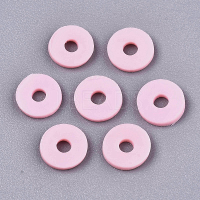 Handmade Polymer Clay Beads X-CLAY-Q251-6.0mm-92-1