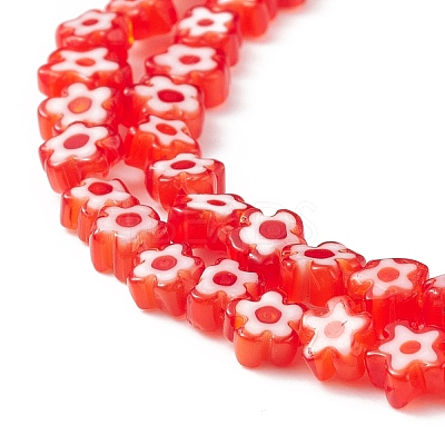 Handmade Millefiori Glass Bead Strands LS-LAMP-J035-4mm-67-1