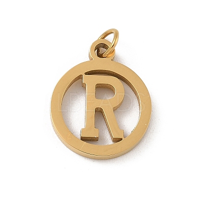 304 Stainless Steel Charms
with Jump Ring STAS-R001-02G-R-1