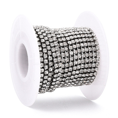 Iron Rhinestone Strass Chains CH-YW0003-01A-NF-1