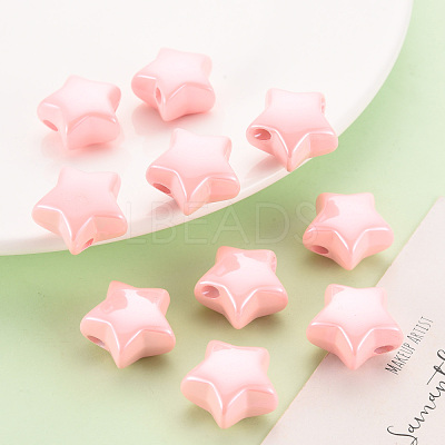 Opaque Acrylic Beads X-MACR-S372-02B-82-1