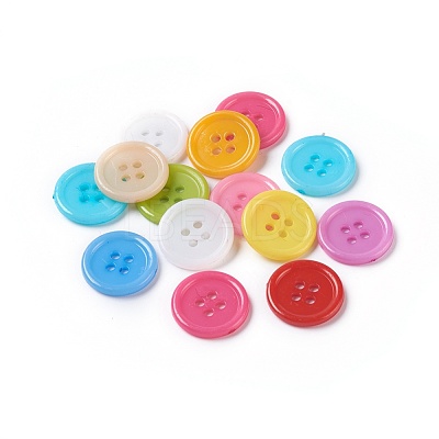 Acrylic Sewing Buttons BUTT-E076-B-M-1